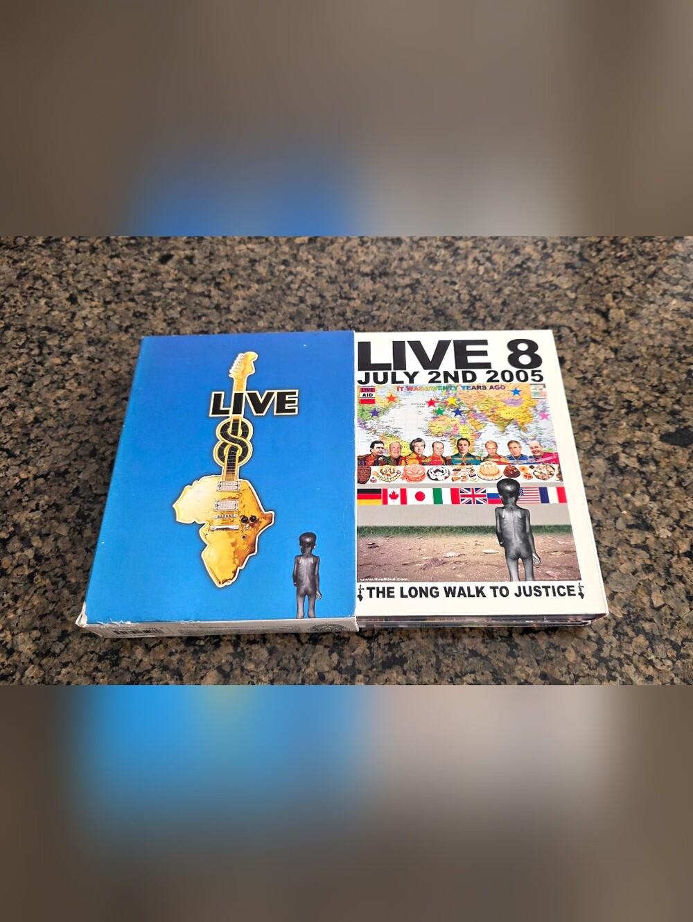 2005 Live 8 Music Concert 4 DVD Box Set Pink Floyd, Paul McCartney, U2, The Who